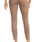 Jeans skinny feminino com estampa animal e curvas Style &amp; Co, amarelo, tamanho 4, pequeno