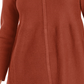 Túnica feminina de malha com pontos mistos Style &amp; Co, laranja, tamanho médio