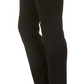 Calça jeans skinny com bolso brilhante e ajuste curvilíneo feminino Style &amp; Co, preta, tamanho 4