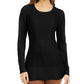Suéter feminino de ponto misto Style &amp; Co, preto, tamanho XX-G