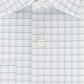 Camisa social masculina Michael Kors Classic Regular Fit, sem ferro, para performance em Airsoft, com elástico, tamanho 18,5 x 34-35