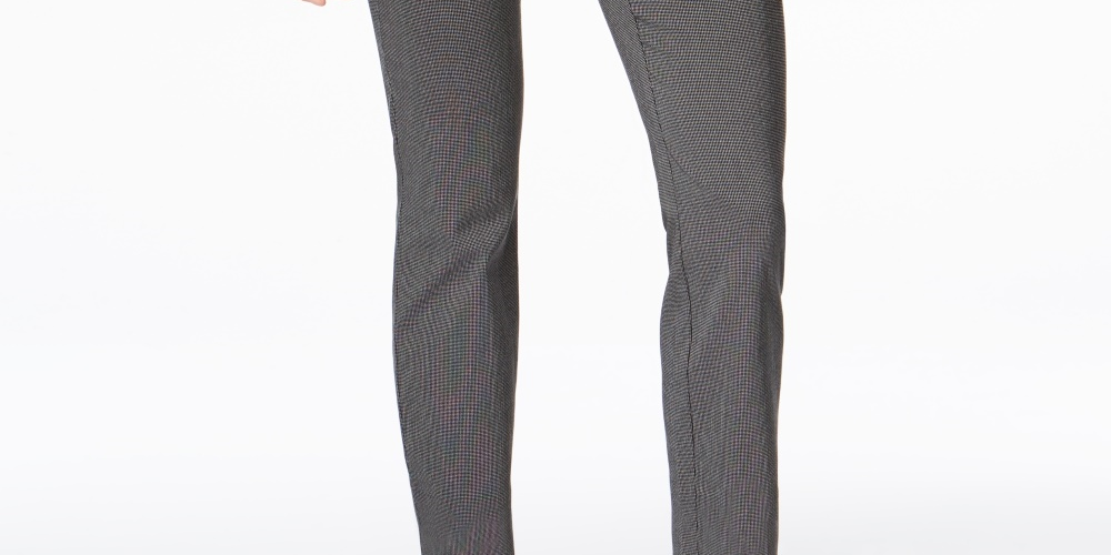 Calça skinny feminina com estampa Chelsea Charter Club, preta, tamanho 18