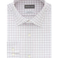 Camisa social masculina xadrez elástica Michael Kors, branca/tijolo, tamanho 16x34-35