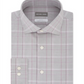 Camisa Masculina Michael Kors Glen Plaid Slim Fit com Botões Cinza Tamanho GG