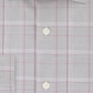 Camisa Masculina Michael Kors Glen Plaid Slim Fit com Botões Cinza Tamanho GG