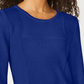 Karen Scott Suéter Feminino Patchwork Stitch Azul Tamanho P