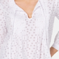 Blusa Feminina Tommy Hilfiger Pintuck Bolinhas Branca Tamanho M