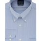 Camisa social xadrez Eagle masculina slim fit, sem passar a ferro, com gola flexível, azul, 18x36-37, 2XL
