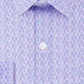 Camisa social masculina Kenneth Cole Reaction com estampa geométrica, 15 1/2, roxa, tamanho 15,5 x 32-33