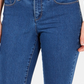 Calça jeans feminina Charter Club Tummy Control Bristol Capri, azul, tamanho 4