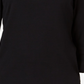 Karen Scott Top feminino de algodão com strass e detalhes em renda, tamanho pequeno, preto