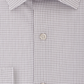 Camisa social masculina Van Heusen com estampa xadrez e corte regular, cinza, tamanho 16,5 x 36-37 G
