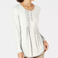 Top feminino estilo &amp; co, pequeno, branco, tamanho pequeno, tamanho GG
