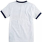 Camiseta Levi's Big Boy's Sportswear Logo Ringer, branca, tamanho médio
