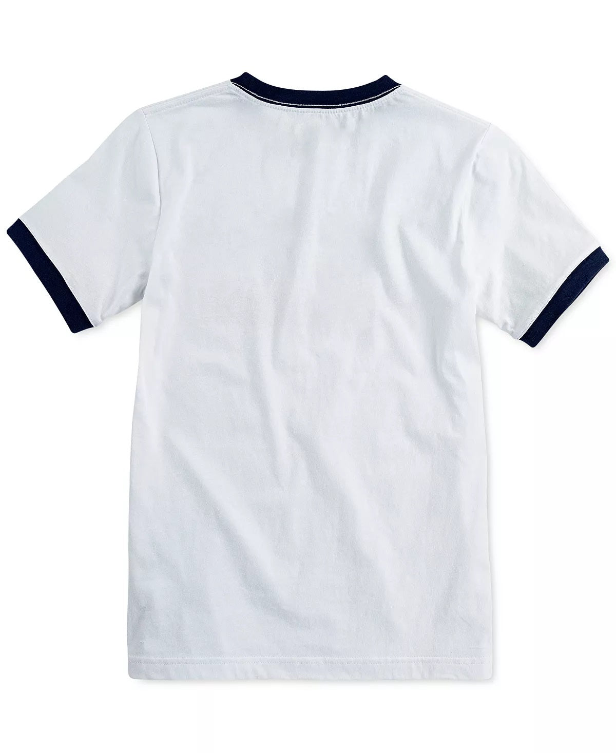 Camiseta Levi's Big Boy's Sportswear Logo Ringer, branca, tamanho médio
