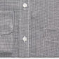 Camisa social Ralph Lauren de sarja elástica sem passar a ferro para festas, masculina, manga comprida, com botões, preta, tamanho 16,5 x 32-33