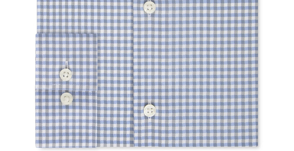 Camisa social masculina Michael Kors, leve, slim fit, elástica, verde, tamanho 17,5 x 32-33