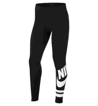 Leggings Nike Sportswear para meninas, pretas, carvão, tamanho grande