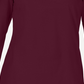 Blusa de algodão com aparência em camadas feminina Karen Scott, vermelha, tamanho PL