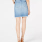 Saia jeans feminina com bainha tulipa da INC International Concepts, azul, tamanho 2