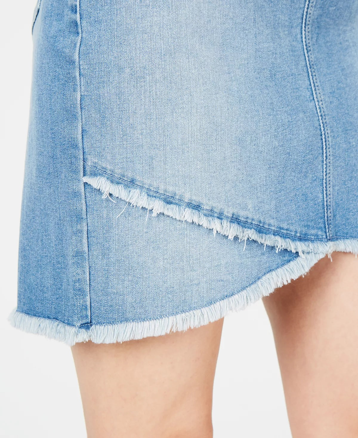 Saia jeans feminina com bainha tulipa da INC International Concepts, azul, tamanho 2