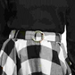 Blusa de gola alta aconchegante feminina Bar III, preta, tamanho X-S
