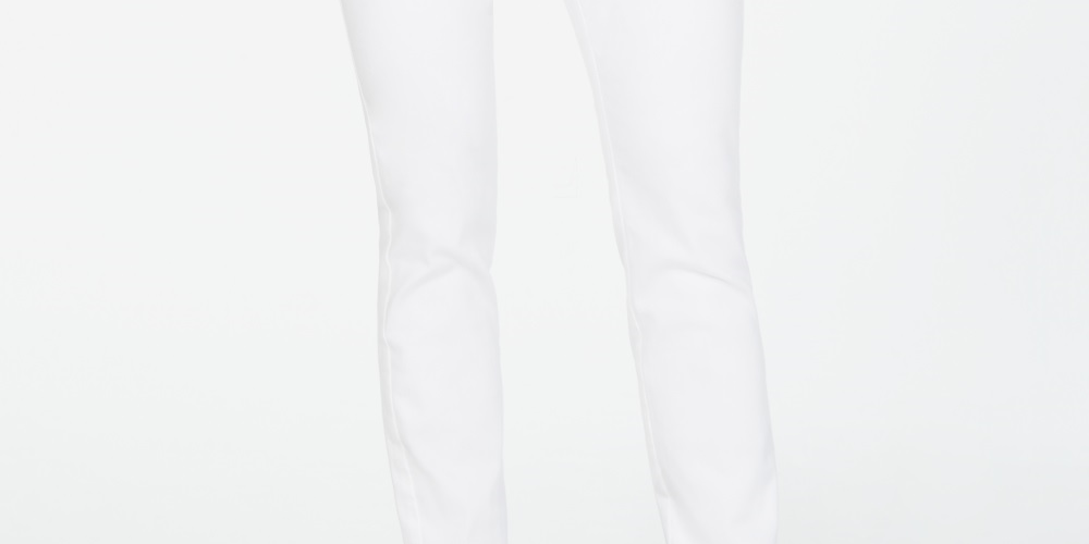 Calça Chelsea Stretch Twill Feminina Charter Club Branca Tamanho 12