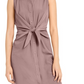 Vestido-camisa Alfani feminino pequeno com amarração frontal, rosa, tamanho 16 pequeno