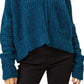 Suéter feminino Moonbeam com decote em V, azul, tamanho extrapequeno, da Free People
