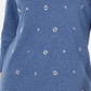 Karen Scott Top Feminino de Algodão com Ilhós Azul Tamanho P