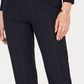 Calça feminina Charter Club Petite Plaid na altura do tornozelo, azul brilhante, tamanho 8 P