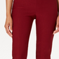 Calça skinny Chelsea Tummy Control feminina Charter Club, tamanho 18, vinho