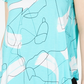 Camiseta feminina Alfani estampada com bainha redonda, azul, tamanho PS