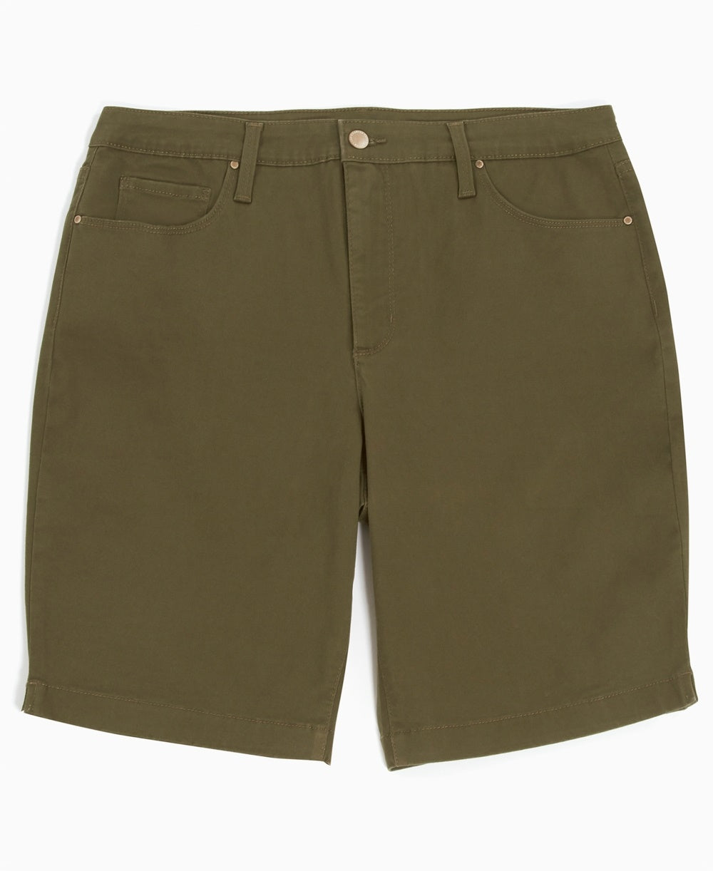 Shorts jeans feminino Charter Club verde tamanho 12