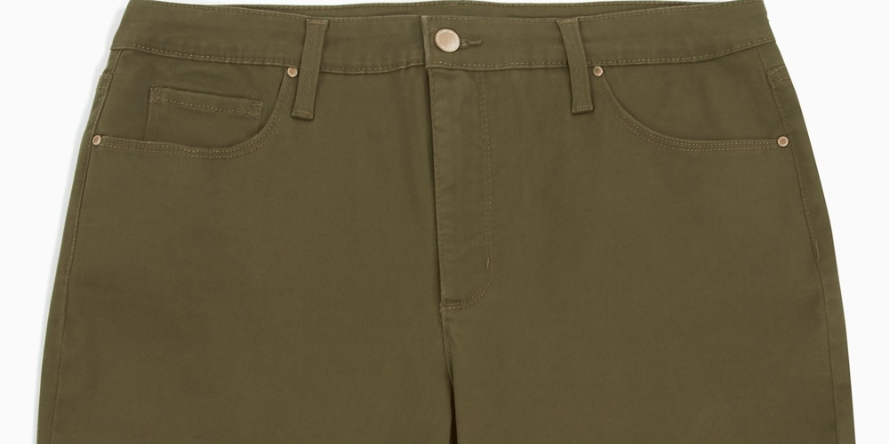 Shorts jeans feminino Charter Club verde tamanho 12