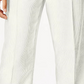 Calça de veludo cotelê clássica feminina Alfred Dunner, bege, tamanho 18P