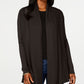 Karen Scott Cardigan Feminino Gola Pointelle Marrom Tamanho PXL