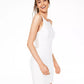 Vestido Halter Ladder Side da B Darlin Junior, branco, tamanho 11/12