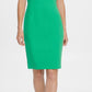 Vestido de coquetel curto com zíper e decote em V, tamanho 14, DKNY feminino