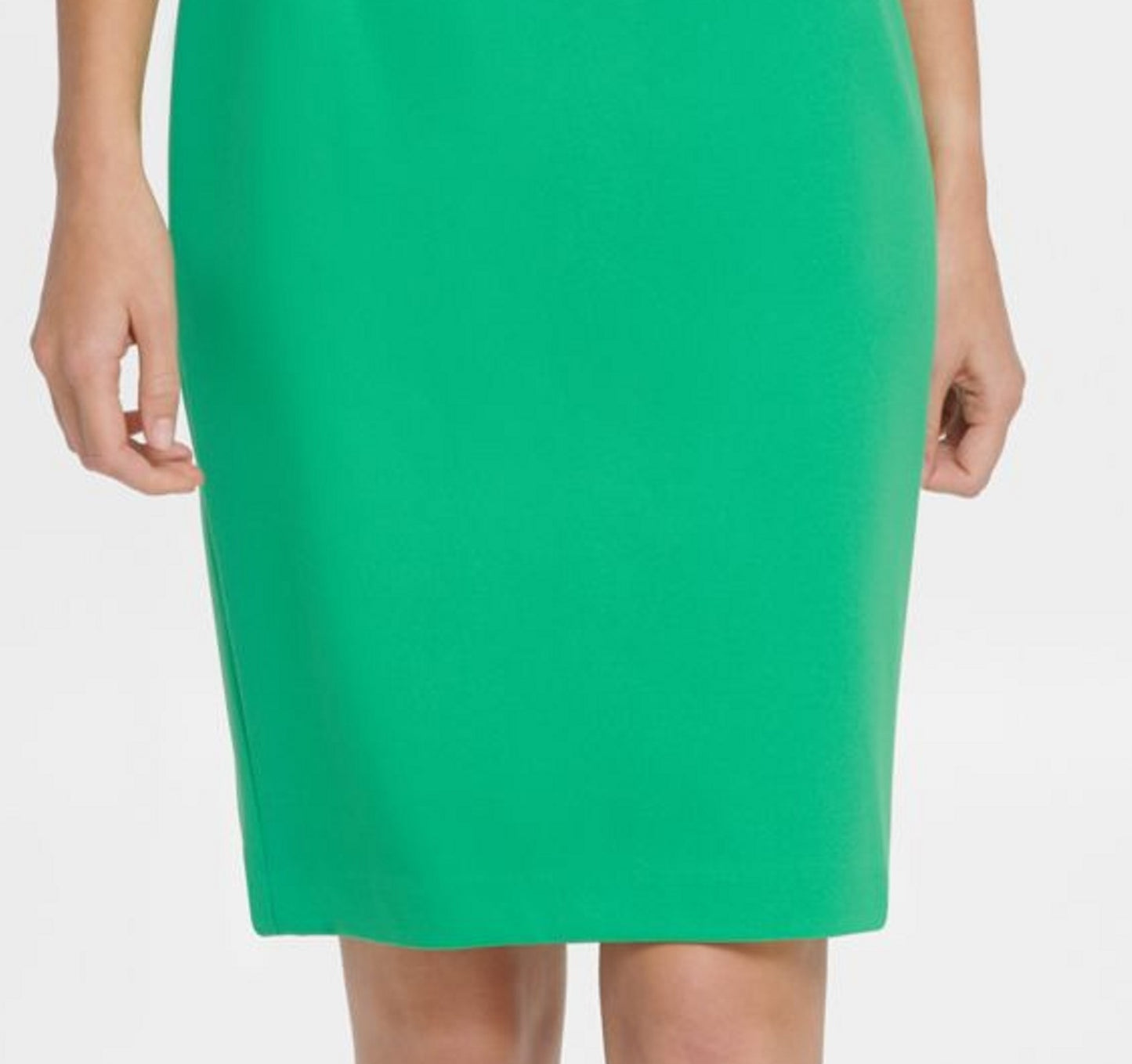 Vestido de coquetel curto com zíper e decote em V, tamanho 14, DKNY feminino