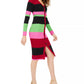 Vestido Cardigan Listrado Metálico Infantil Planet Gold Vermelho Tamanho Grande