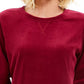 Karen Scott Suéter Feminino Manga Longa Gola Redonda Tamanho XS