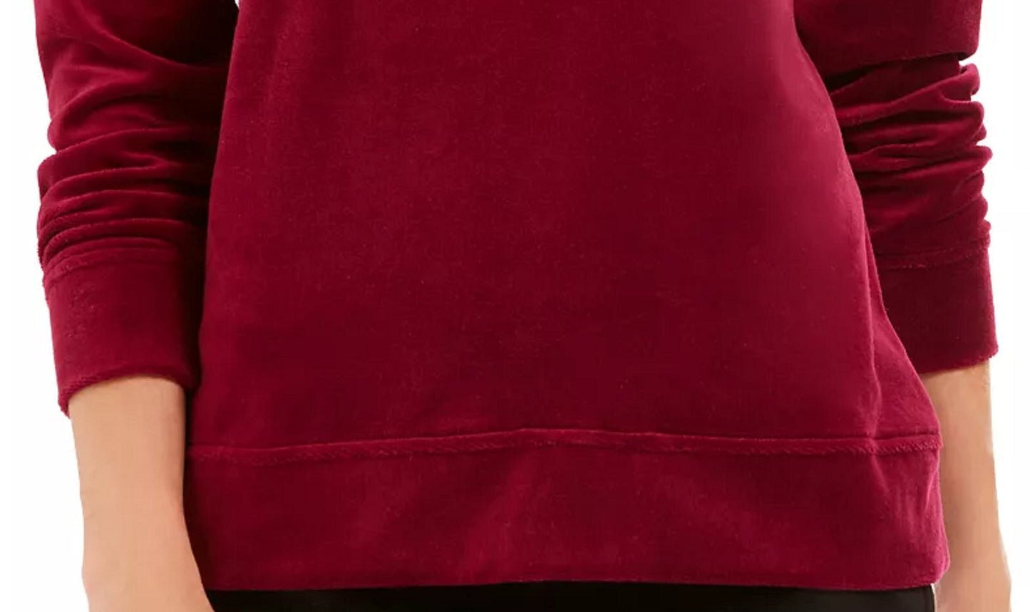 Karen Scott Suéter Feminino Manga Longa Gola Redonda Tamanho XS