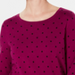 Karen Scott Suéter Feminino Dot Dream Roxo Tamanho P