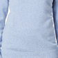 Karen Scott Suéter Feminino de Malha Marled com Zíper em Um Quarto Azul Tamanho X P