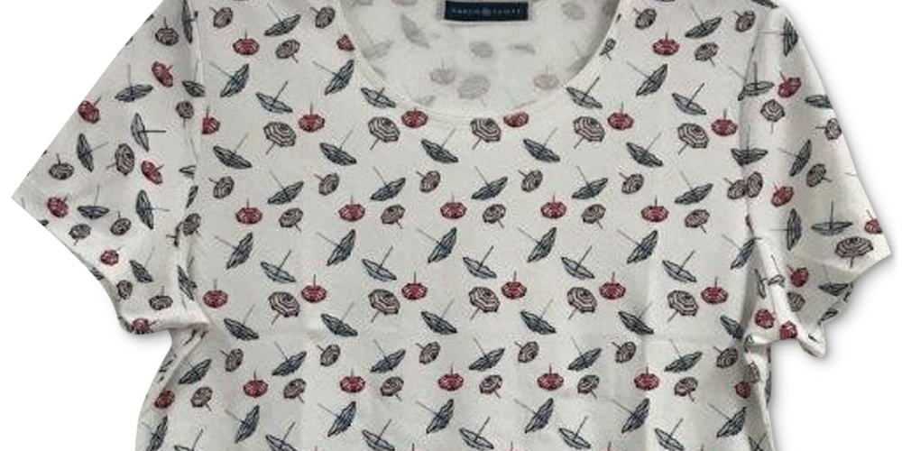 Camiseta feminina Karen Scott com decote redondo, branca, tamanho grande