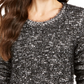 Suéter feminino com cílios mesclados Style &amp; Co, preto, tamanho PL