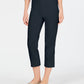Calça Capri Chelsea Pull-On com Controle de Barriga Charter Club Feminina Azul Tamanho 12