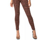 Calça jeans feminina Joe's Charlie estampada laranja tamanho 27