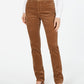 Calça de veludo cotelê feminina Lexington reta Charter Club, marrom, tamanho 16, pequena